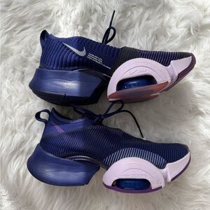 Nike Women's Navy and Lavender Athletic Shoes